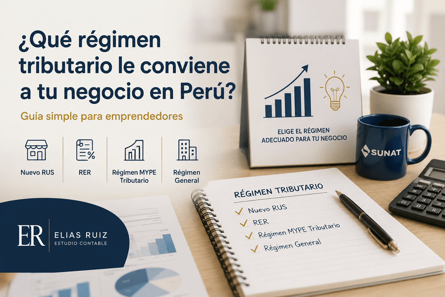 ¿Qué régimen tributario le conviene a tu negocio en Perú? Guía simple para emprendedores